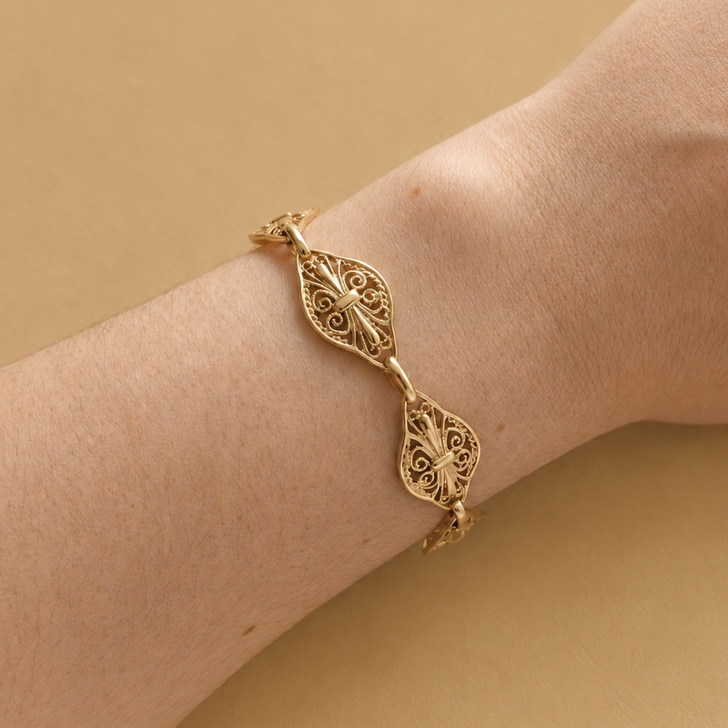 Bracelet filigramme baroque